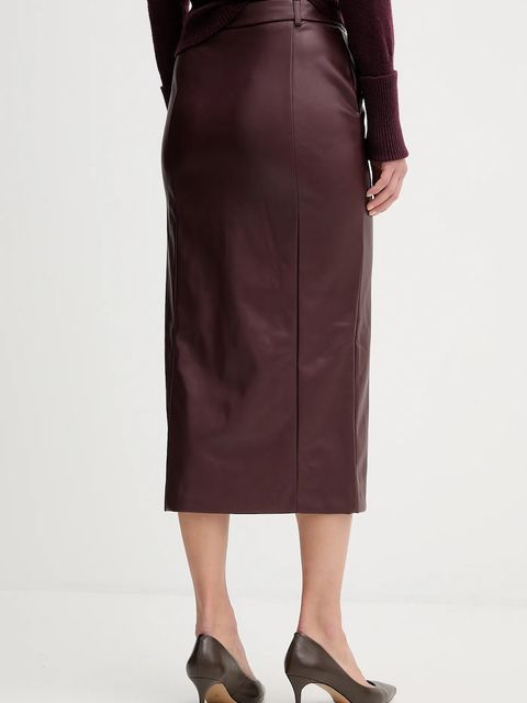 Sandro Ferrone spódnica kolor bordowy midi prosta S15YBFRIBES - zdjęcie produktu nr 2
