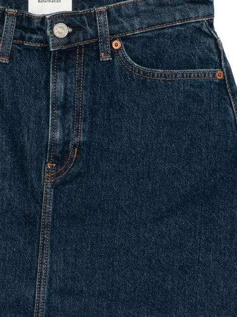 Reformation Lydia denim skirt - Blue
