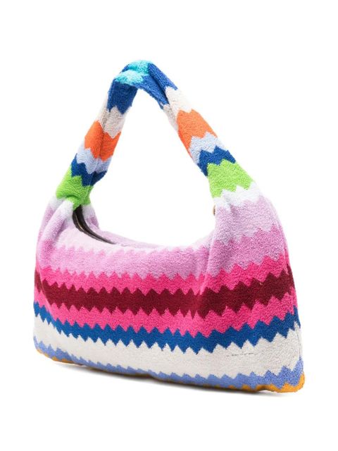 Missoni zigzag handle tote bag - Pink