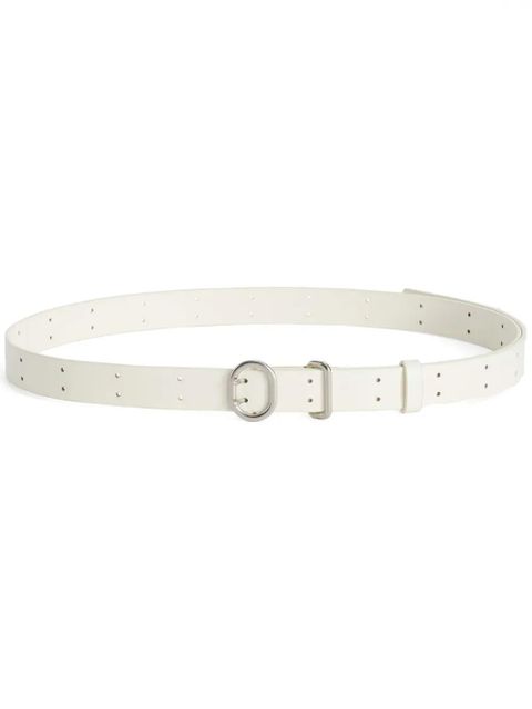 Jil Sander leather belt - White - zdjęcie produktu nr 1
