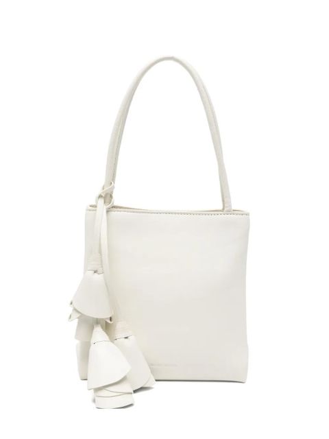Magda Butrym flower-detail leather tote bag - White - zdjęcie produktu nr 1