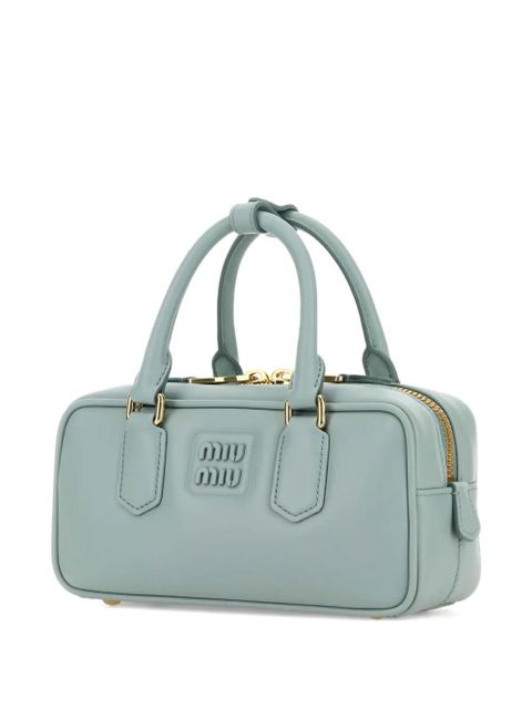 Miu Miu Arcadie leather top-handle handbag - Blue
