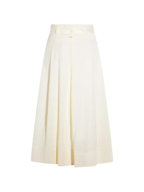 TWINSET buckle-belt pleated midi skirt - Neutrals - zdjęcie produktu nr 2