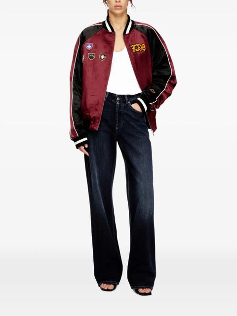 Diesel 1971 D-SENT-S1 shaded embroidered jeans - Blue