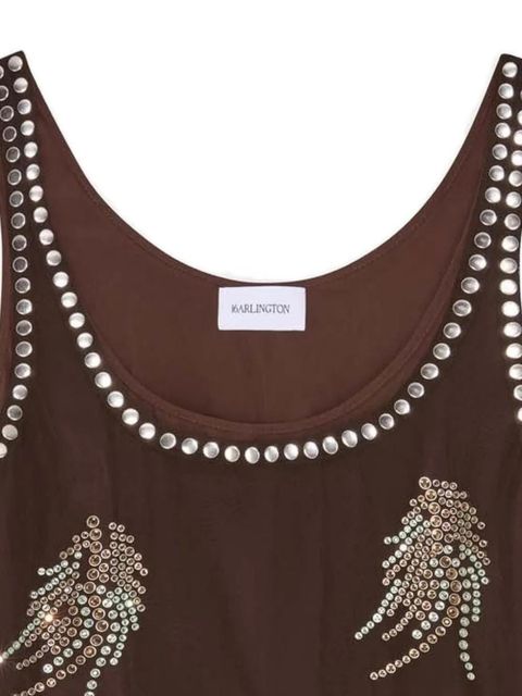 16Arlington Esha hot-fix mesh top - Brown - zdjęcie produktu nr 2