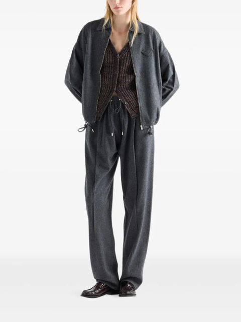 Prada drawstring trousers - Grey