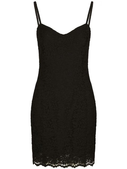 Dolce & Gabbana KIM DOLCE&GABBANA Cordonetto-lace minidress - Black - zdjęcie produktu nr 1