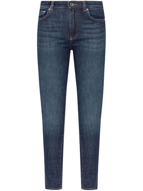 Dolce & Gabbana logo-plaque skinny jeans - Blue - zdjęcie produktu nr 1