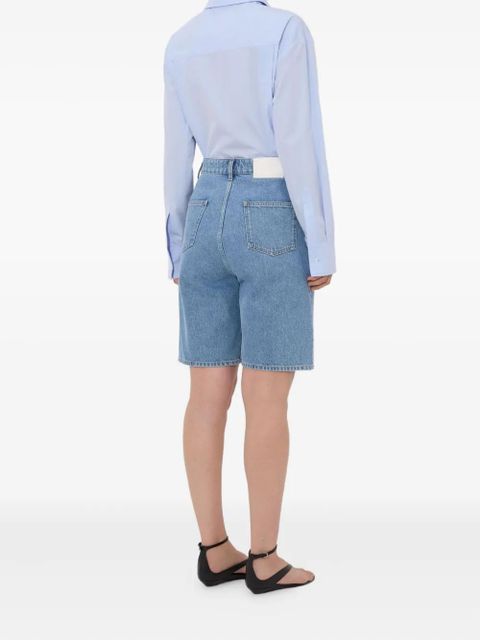 LouLou de Saison Isu Lds zip five-pocket shorts - Blue