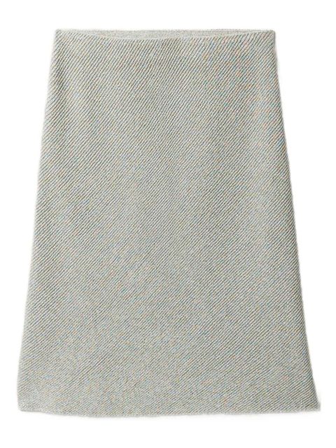 Miu Miu lamé skirt - Grey - zdjęcie produktu nr 1