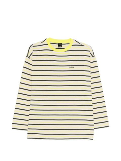 PINKO striped cotton sweater - Neutrals - zdjęcie produktu nr 1