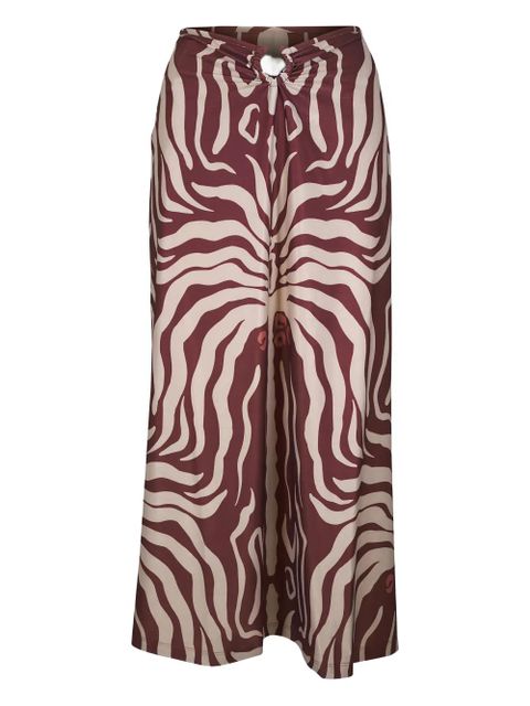 Johanna Ortiz Keel midi skirt - Brown - zdjęcie produktu nr 1