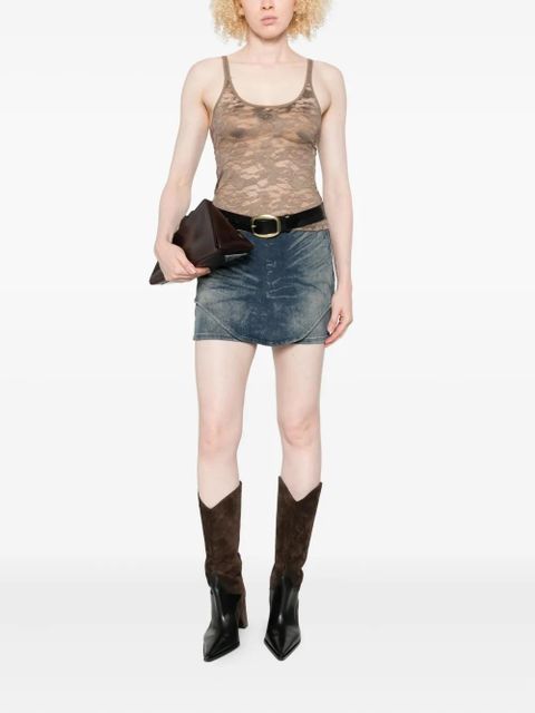 Diesel acid-wash denim shorts - Blue - zdjęcie produktu nr 2