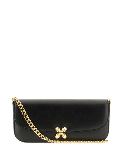 Alexander McQueen Skull Flower shoulder bag - Black