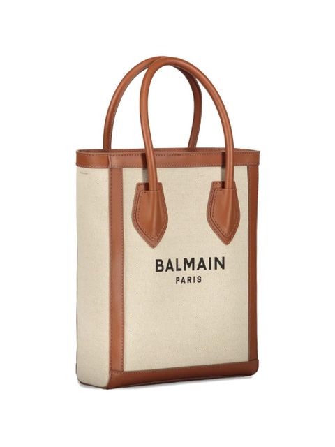 Balmain logo tote bag - Neutrals