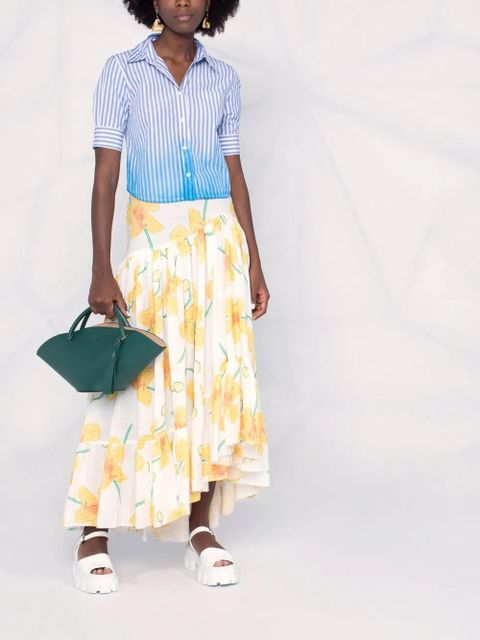 Marni poppy-print skirt - White - zdjęcie produktu nr 2