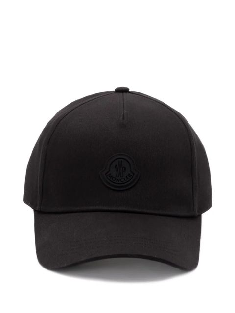 Moncler logo-patch cap - Black - zdjęcie produktu nr 1
