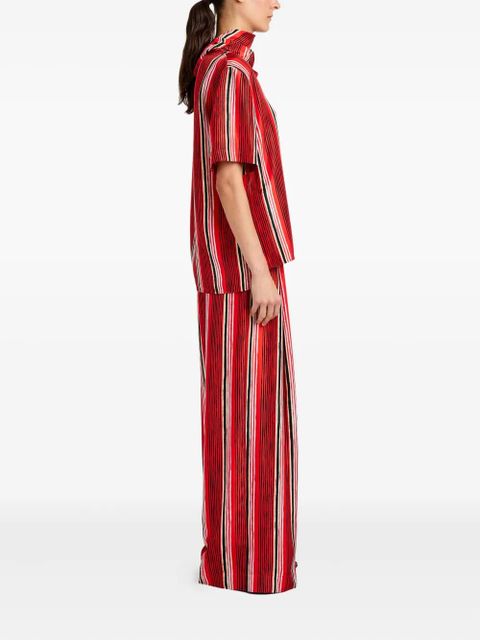 Proenza Schouler Amira striped blouse - Red - zdjęcie produktu nr 2