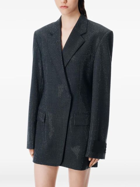 Alexander Wang fitted blazer wool mini dress - Grey - zdjęcie produktu nr 1