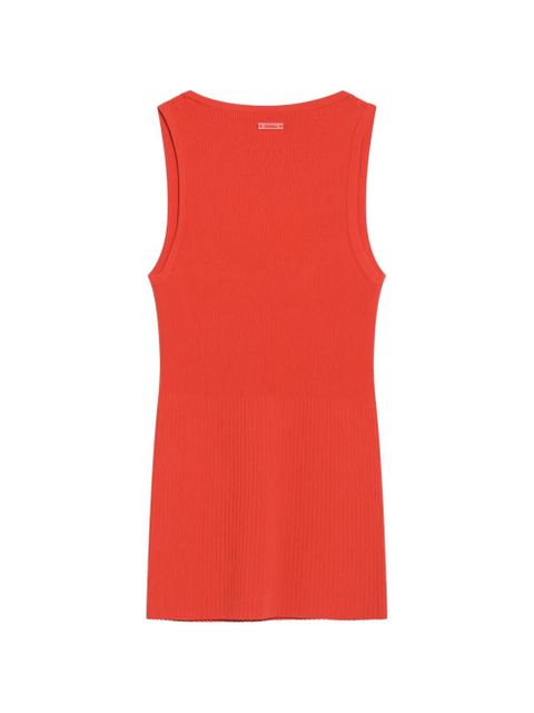 Max Mara ribbed-knit scoop-neck top - Orange - zdjęcie produktu nr 2