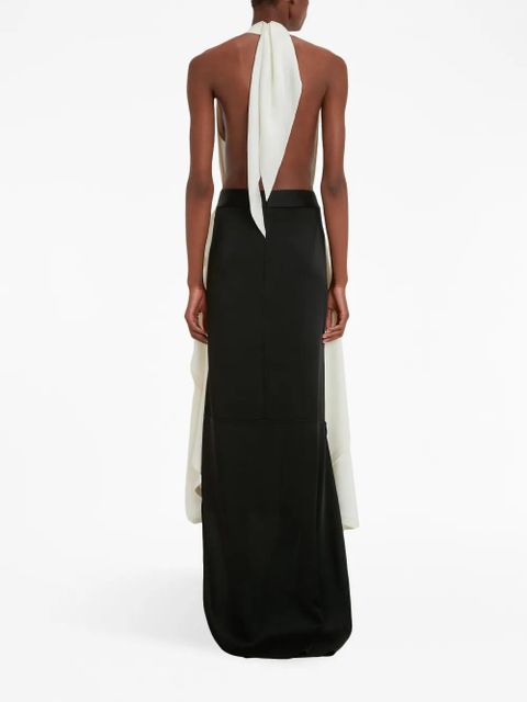 Victoria Beckham Circle Draped dress - White