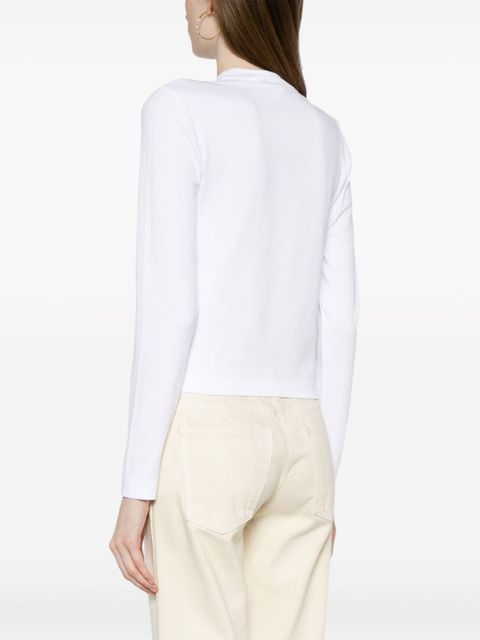 Jacquemus Le T-shirt Gros Grain top - White