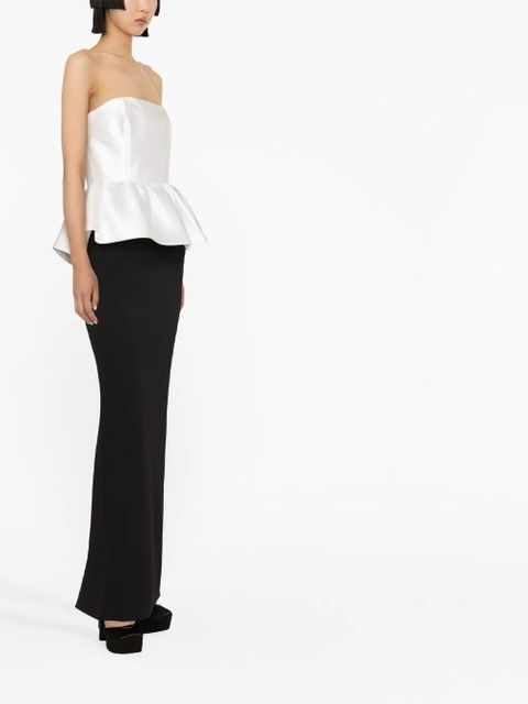 Solace London Maddison strapless dress - Black