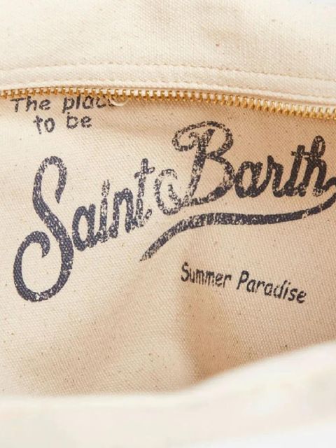 MC2 Saint Barth Vanity fringed tote bag - Green