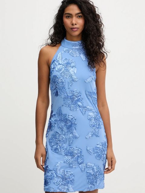 Rotate sukienka kolor niebieski mini dopasowana 1160111321 - zdjęcie produktu nr 1