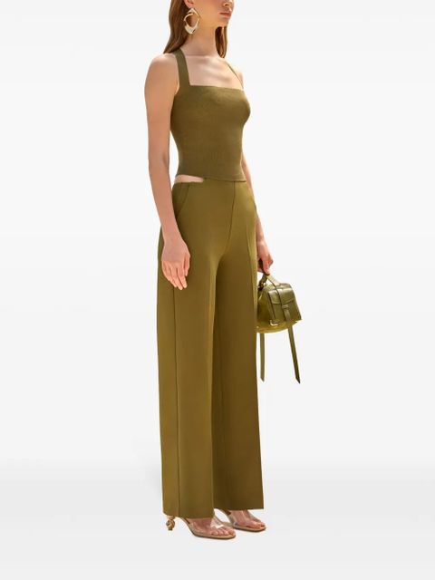 Cult Gaia Crawford knitted top - Green