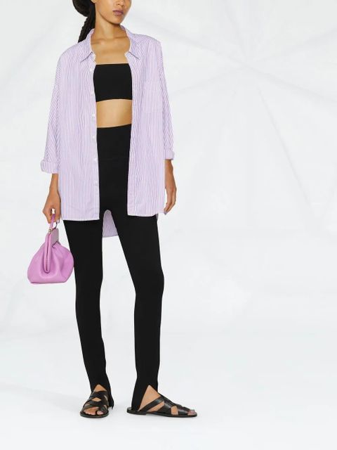 Victoria Beckham square-neck cropped top - Black - zdjęcie produktu nr 2