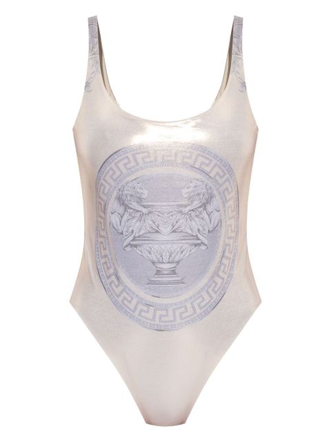 Versace statue print swimsuit - Neutrals - zdjęcie produktu nr 1