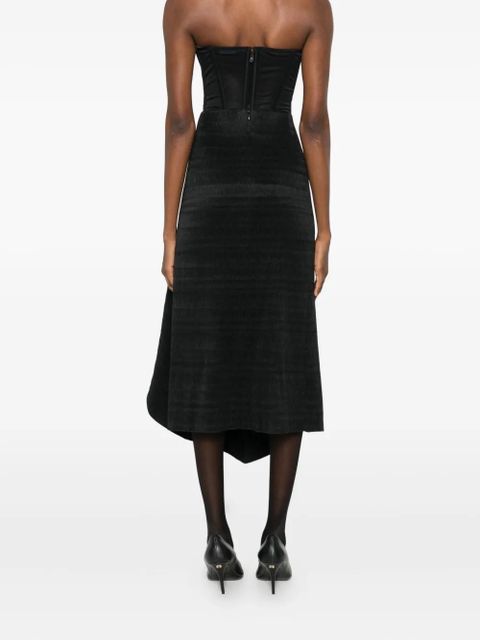 Magda Butrym floral-knot skirt - Black