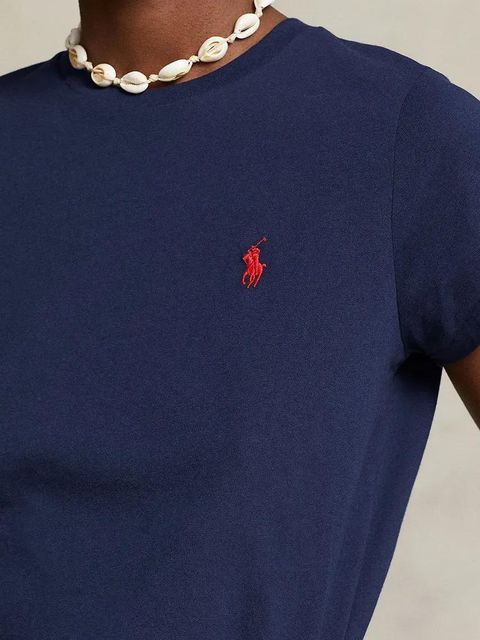 Polo Ralph Lauren t-shirt bawełniany kolor granatowy 211898698