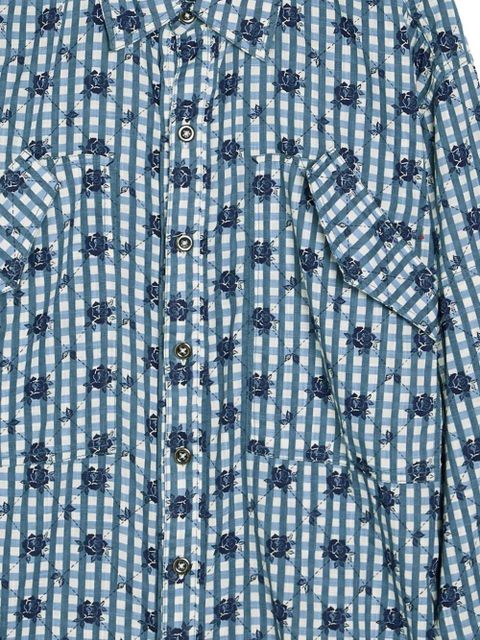 Free People We The Free Ashley plaid-pattern shirt - Blue - zdjęcie produktu nr 2