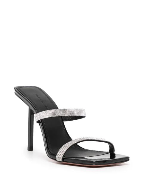 Amina Muaddi 100mm Rih sandals - Black - zdjęcie produktu nr 2