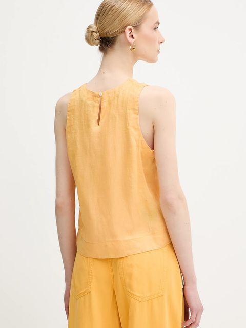 United Colors of Benetton bluzka lniana