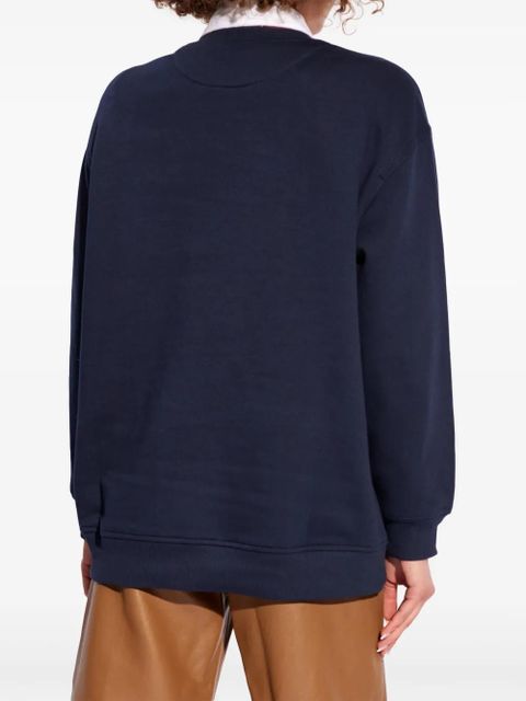 ETRO logo-embroidered sweatshirt - Blue