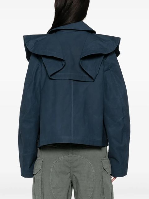 JW Anderson cropped trench jacket - Blue