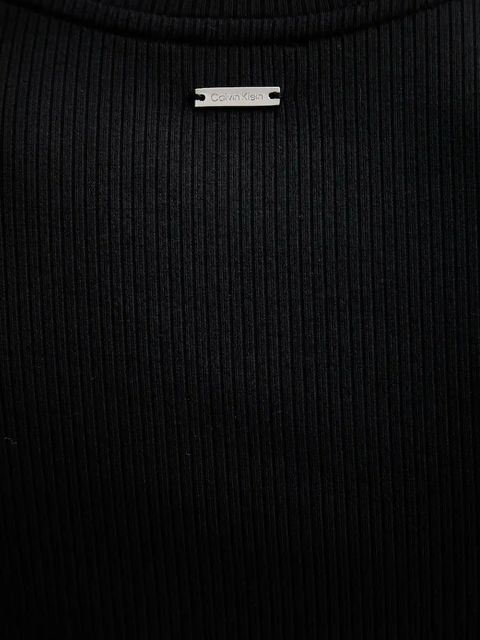 Calvin Klein t-shirt damski kolor czarny LV044D246G