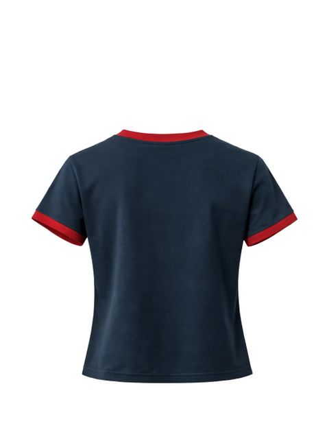 Reformation crew-trim T-shirt - Blue - zdjęcie produktu nr 2