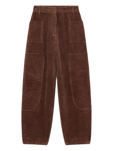 GANNI corduroy pocket trousers - Brown - zdjęcie produktu nr 1