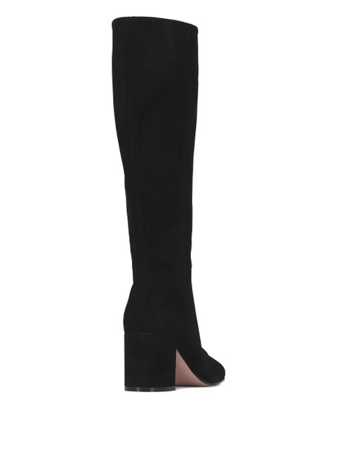 Gianvito Rossi Joelle suede knee-high boots - Black