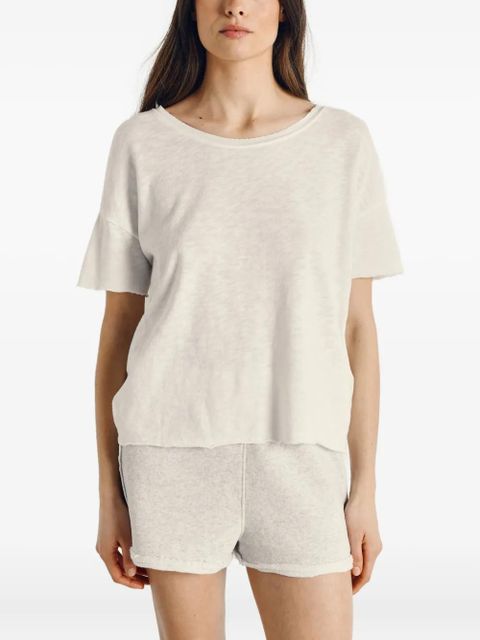 American Vintage Sonoma boat neck T-shirt - White