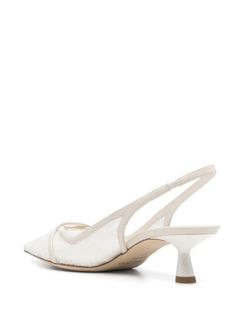 Jimmy Choo Amita slingback pumps - White