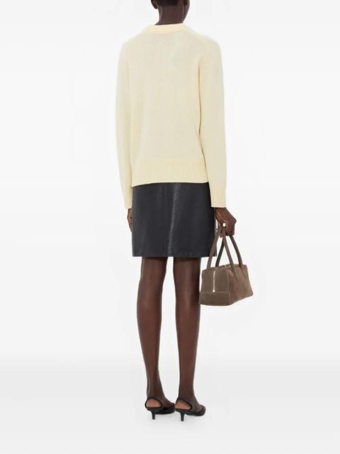 LouLou de Saison Baltra Lds ribbed sweater - Neutrals