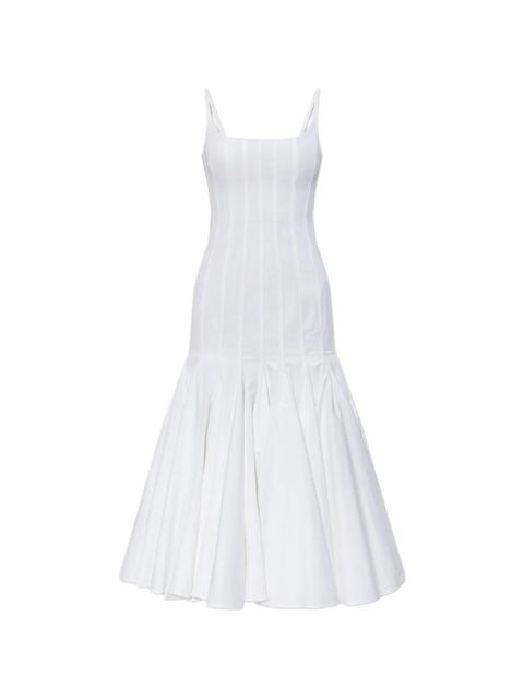 Jacquemus pleated midi dress - White - zdjęcie produktu nr 1