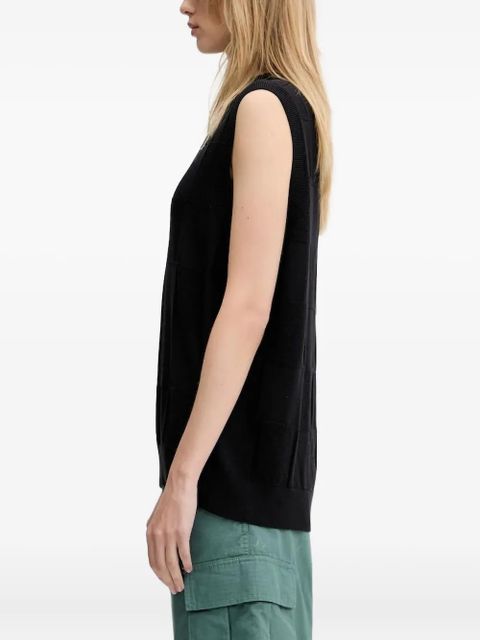 Carhartt WIP square-pattern sleeveless vest - Black - zdjęcie produktu nr 2