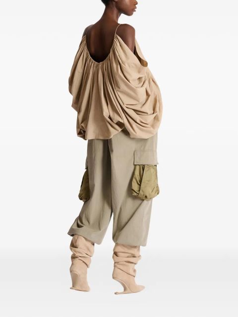 Balmain cotton blouse - Neutrals