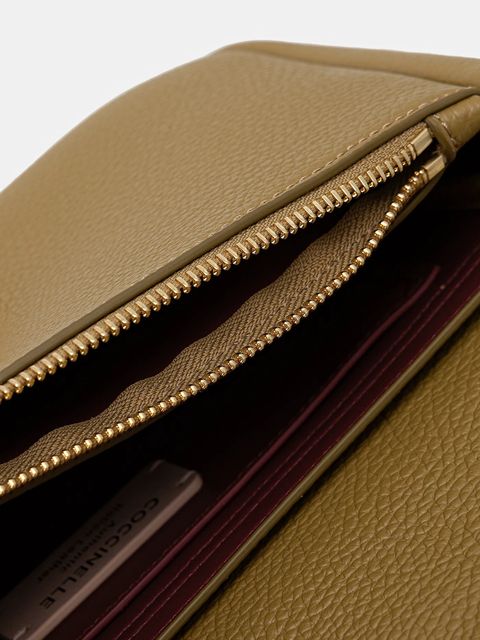 Coccinelle torebka skórzana C-ME LOCK kolor zielony E1 U4K 12 02 01